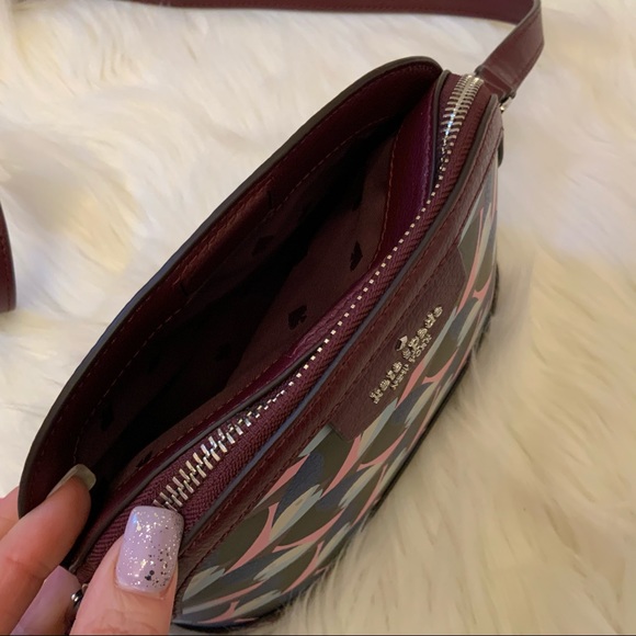 Kate Spade Sylvia Geo Birds Dome Crossbody Bag NWT - Picture 12 of 14